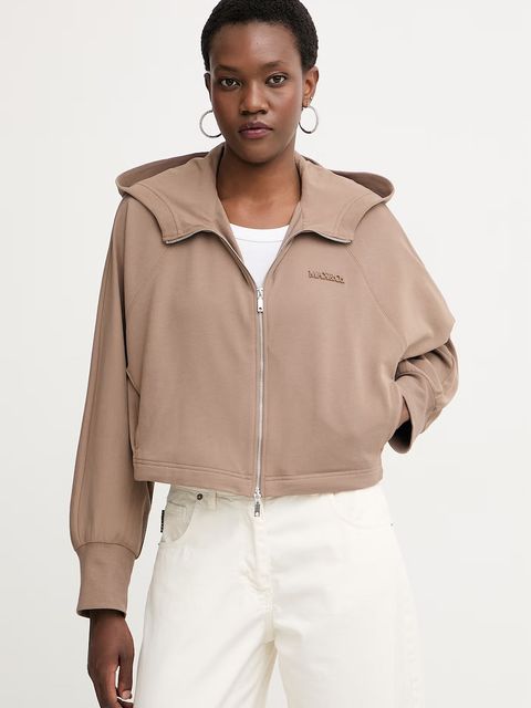 Max&Co. bluza z kapturem damska bawełniana z elastanem MCODONNOLA - zdjęcie produktu nr 1