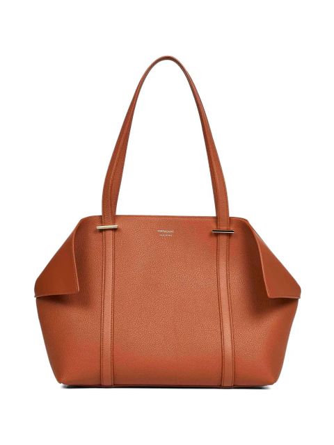 Ferragamo folded leather shoulder bag - Brown - zdjęcie produktu nr 1