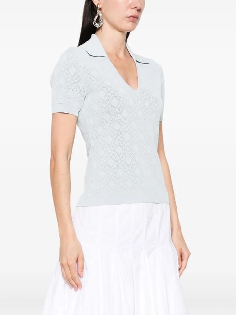 Givenchy fine knit T-shirt - Blue