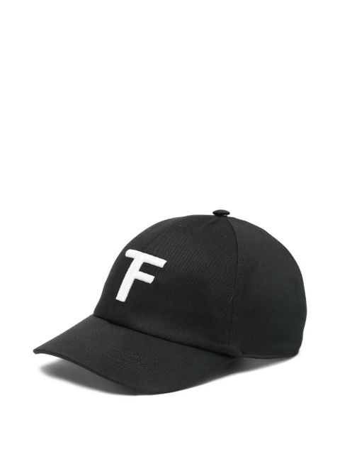 TOM FORD logo-embroidered cap - Black - zdjęcie produktu nr 1