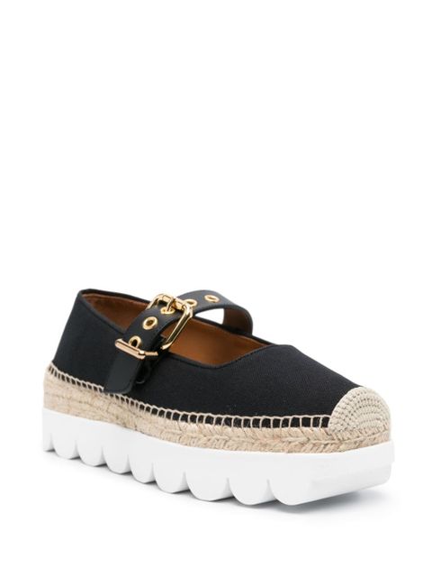 Marni Mary Jane canvas espadrilles - Black