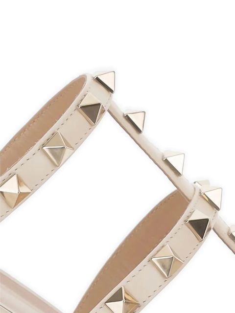 Valentino Garavani studded heeled sandals - Neutrals
