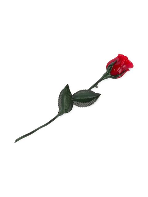Moschino rose brooch - Red - zdjęcie produktu nr 1