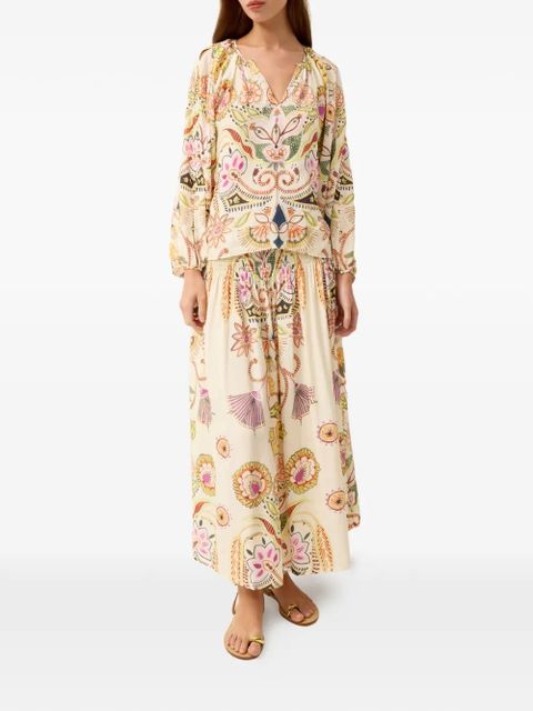 Marie Oliver Arabella floral print blouse - Neutrals - zdjęcie produktu nr 2