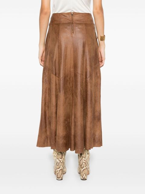 ISABEL MARANT Genevi maxi skirt - Brown