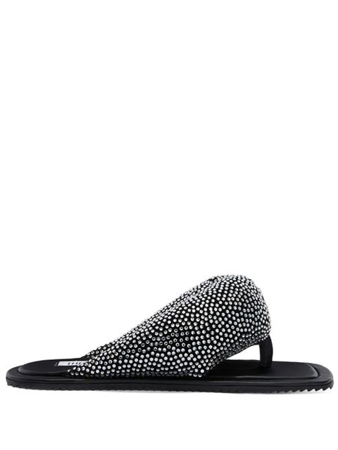 The Attico Indie Max flip flops - Black - zdjęcie produktu nr 1