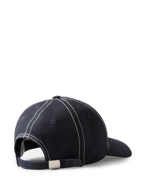 Claudie Pierlot logo-embroidered topstitched cap - Blue