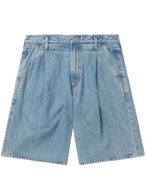 AGOLDE Ellis wide-leg shorts - Blue - zdjęcie produktu nr 1