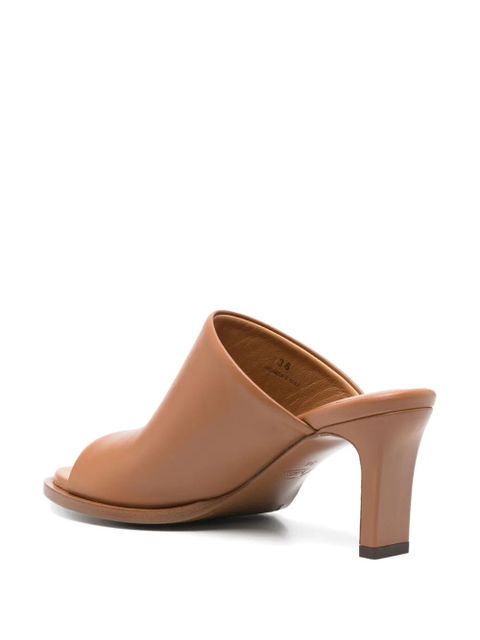 Tod's 75mm leather sandals - Brown