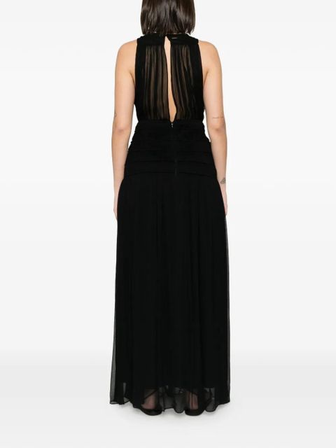 TWINSET gathered maxi dress - Black