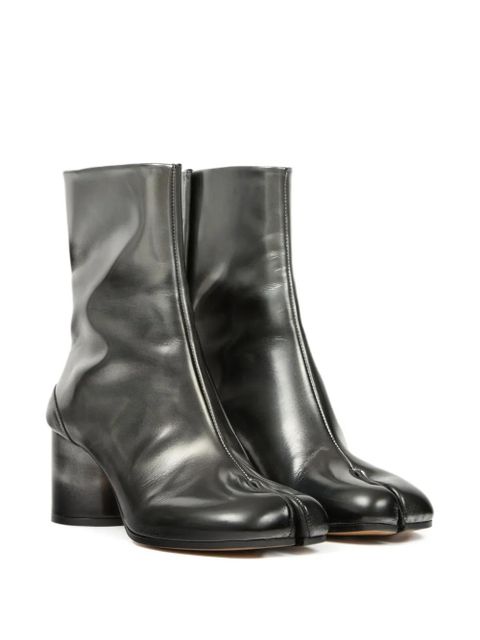 Maison Margiela Tabi sleek metallic ankle boots - Black - zdjęcie produktu nr 2