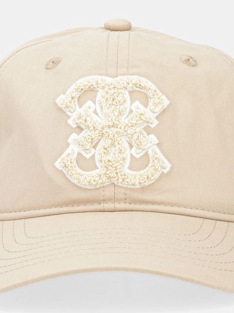 Guess czapka z daszkiem bawełniana kolor zielony V5YZ00 WFKN0