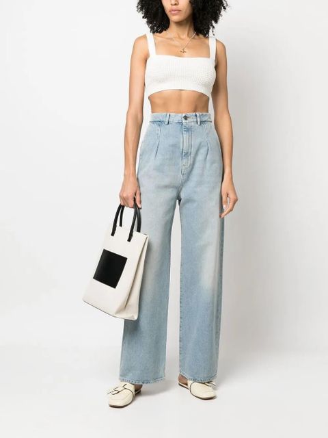 LouLou de Saison high-waist wide-leg jeans - Blue - zdjęcie produktu nr 2