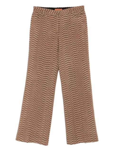 Missoni zigzag trousers - Brown - zdjęcie produktu nr 1