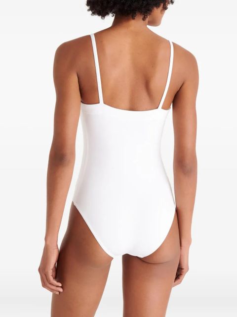 ERES Aquarelle strap swimsuit - White
