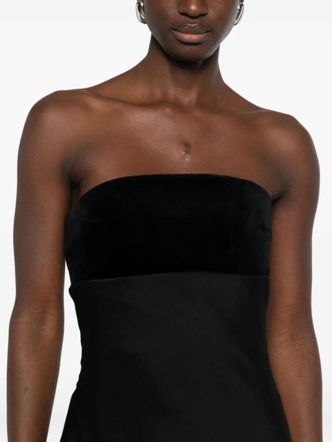 Max Mara strapless dress - Black