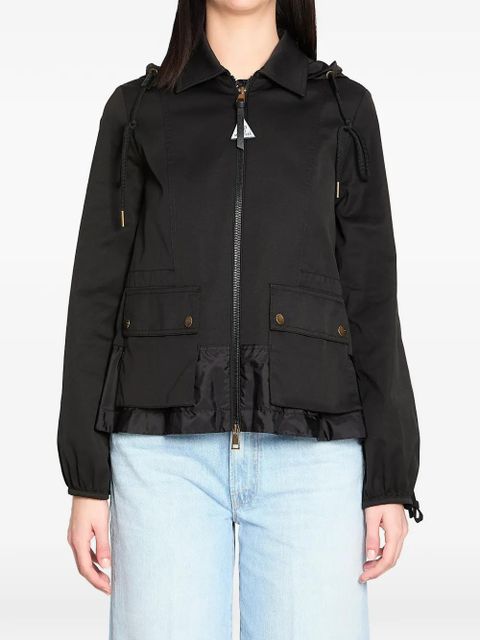 Moncler removable hood flap pocket jacket - Black - zdjęcie produktu nr 1