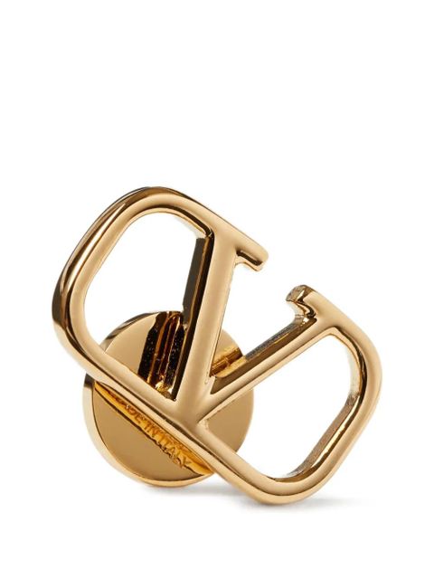 Valentino Garavani Vlogo Signature metal earrings - Gold - zdjęcie produktu nr 2