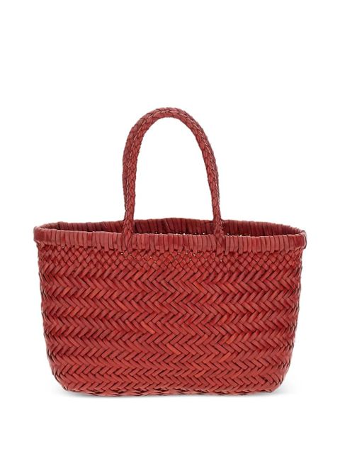 DRAGON DIFFUSION mini Flat Gora woven tote bag - Red - zdjęcie produktu nr 1