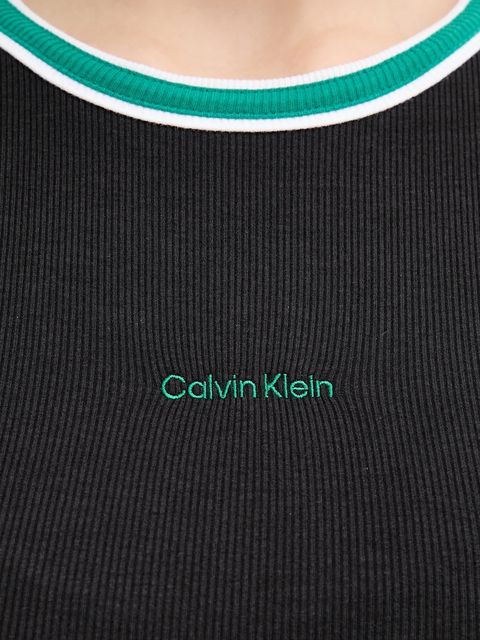 Calvin Klein Jeans sukienka kolor czarny mini prosta LV047D202G