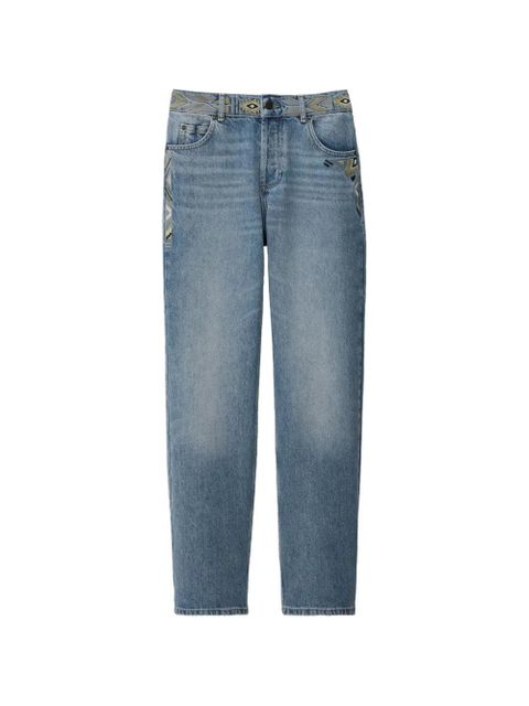 Ba&Sh Rizie embroidered jeans - Blue - zdjęcie produktu nr 1