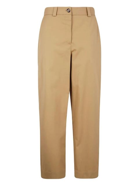 KHAITE cotton straight-leg trousers - Neutrals - zdjęcie produktu nr 1