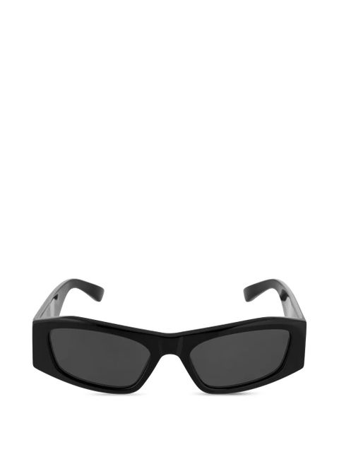 Balenciaga Eyewear Nano rectangular logo-detail sunglasses - Black - zdjęcie produktu nr 1