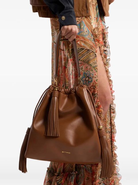 ETRO leather charm - Brown - zdjęcie produktu nr 2