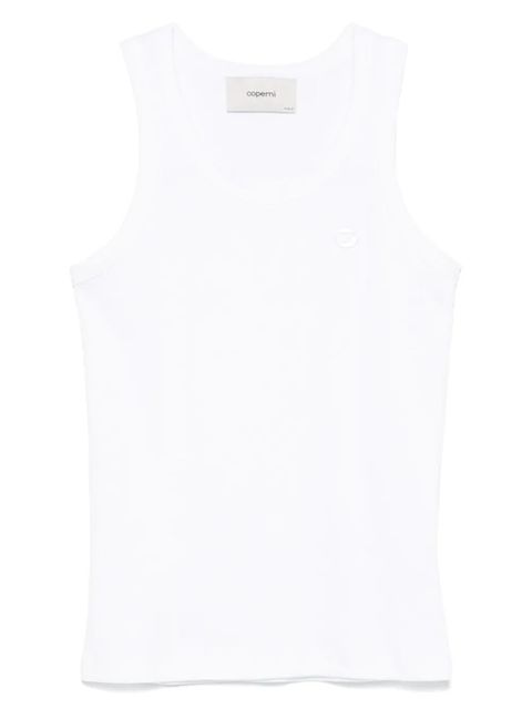 Coperni logo ribbed tank top - White - zdjęcie produktu nr 1