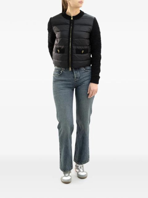 Moncler contrast-sleeves padded jacket - Black - zdjęcie produktu nr 2