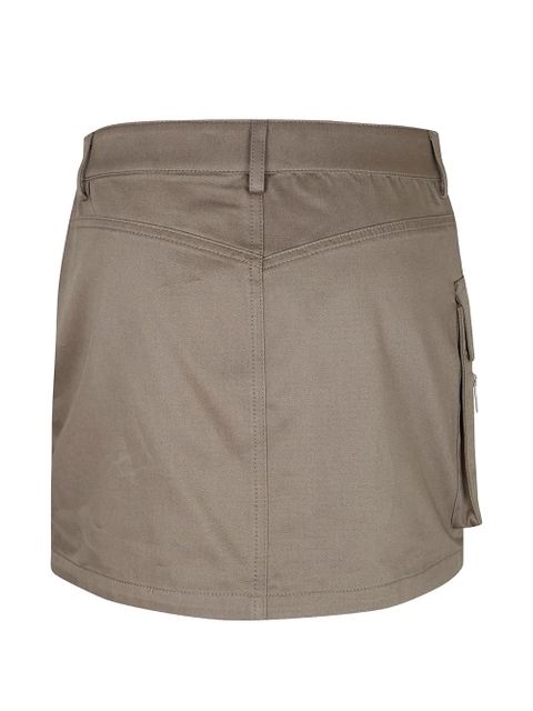 Off-White CO Gab pocket mini skirt - Brown - zdjęcie produktu nr 2