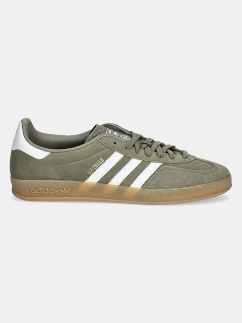 adidas Originals sneakersy zamszowe Gazelle Indoor kolor zielony JQ0174 - zdjęcie produktu nr 2