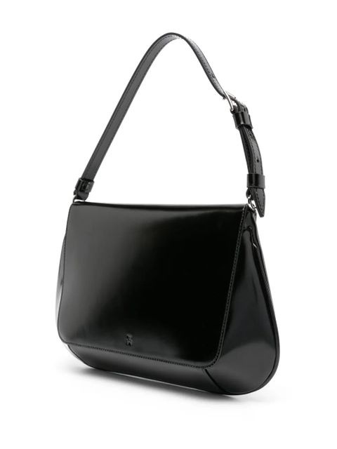 Amina Muaddi Ami patent leather shoulder bag - Black - zdjęcie produktu nr 2