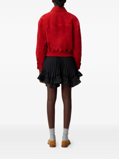 Claudie Pierlot pocket zip-up jacket - Red