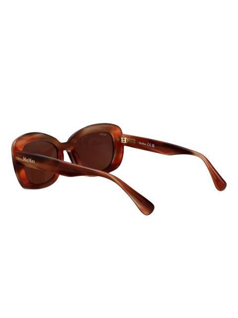 Max Mara Eyewear Elizabeth1 oval-frame sunglasses - Brown