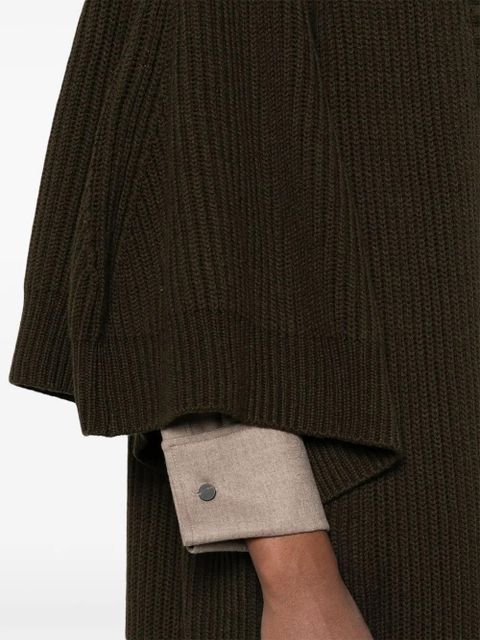 Max Mara cropped-sleeve cardi coat - Green