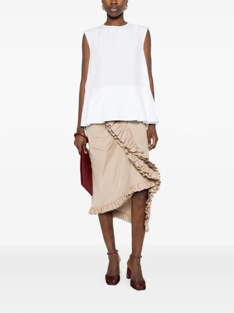 Max Mara pleated blouse - White - zdjęcie produktu nr 2