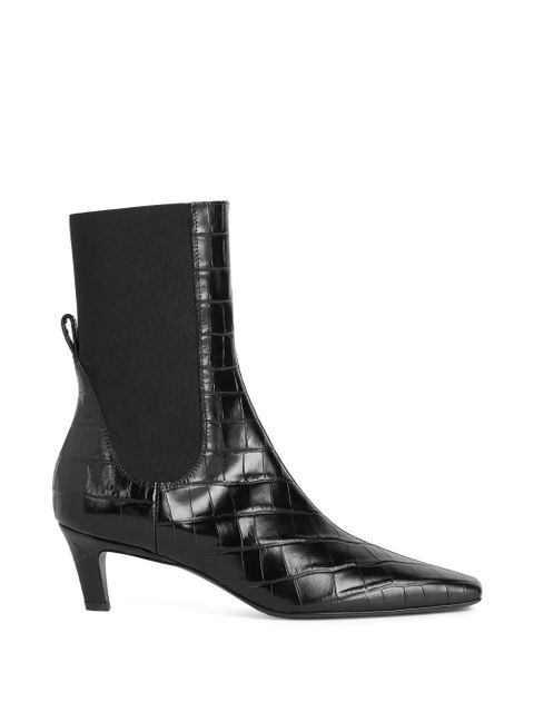 TOTEME embossed Chelsea boots - Black - zdjęcie produktu nr 1