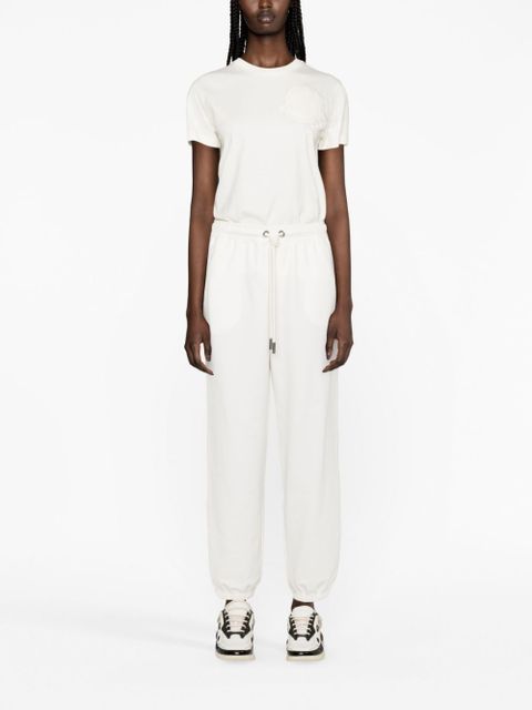 Moncler drawstring-waist cotton track pants - White - zdjęcie produktu nr 2