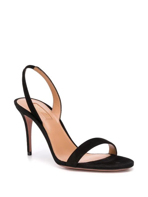 Aquazzura So Nude mid-heel sandals - Black