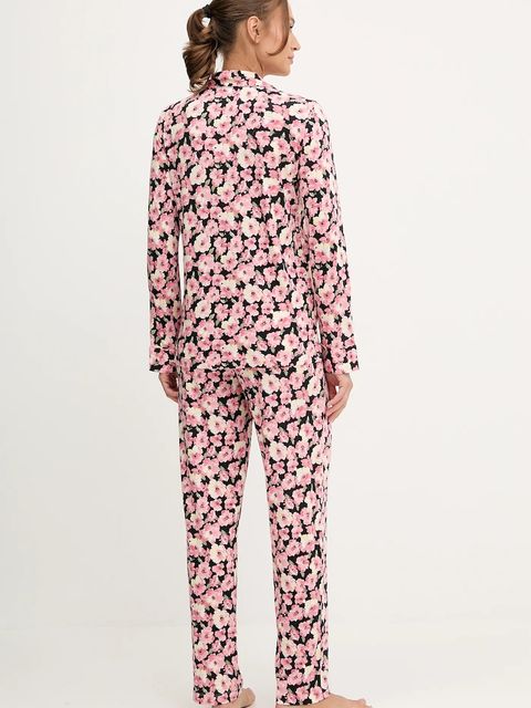 Lauren Ralph Lauren piżama damska kolor różowy ILN92440 - zdjęcie produktu nr 2