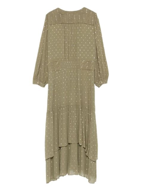 Ba&Sh Maia tiered midi dress - Green - zdjęcie produktu nr 2