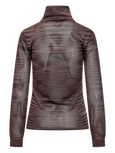 Missoni long-sleeve top - Brown