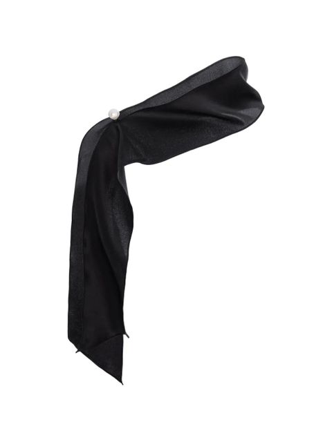 MANURÍ Donna silk scarf - Black - zdjęcie produktu nr 1