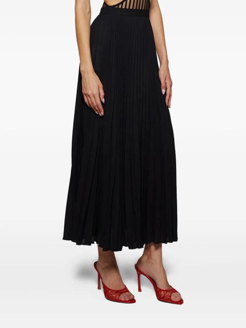 WARDROBE.NYC pleated midi skirt - Black