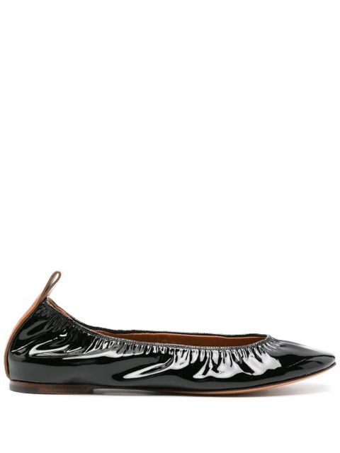 Lanvin patent leather ballerina shoes - Black - zdjęcie produktu nr 1