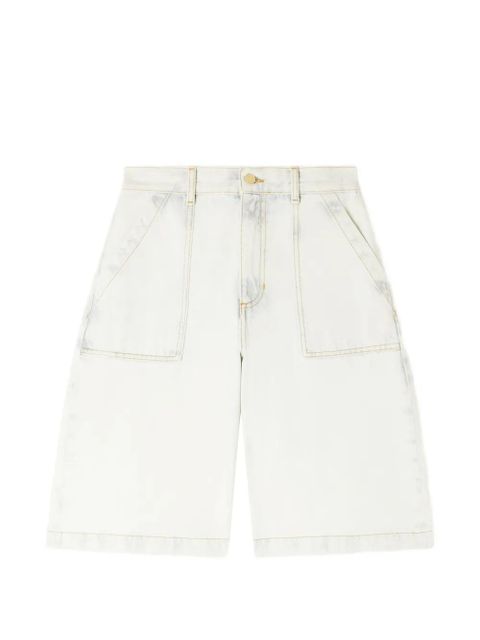 SANDRO washed denim bermuda shorts - Blue - zdjęcie produktu nr 1