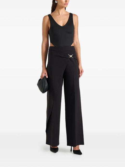 Manière De Voir Beryl wrap trousers - Black - zdjęcie produktu nr 2