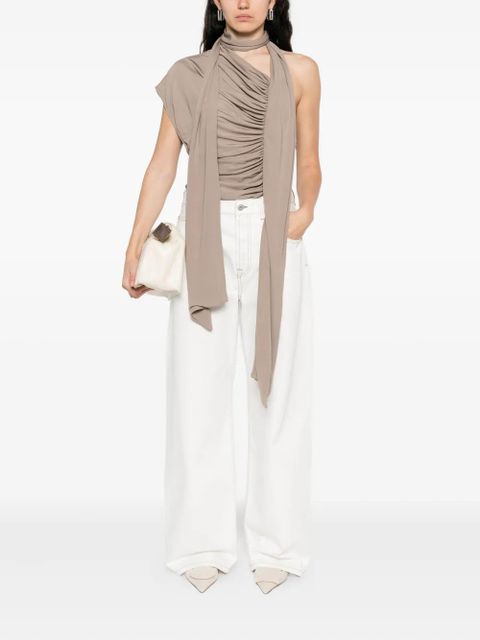 Jacquemus Le De-Nimes wide-leg jeans - White