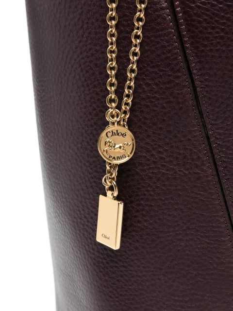Chloé Spin chain-detail tote bag - Purple